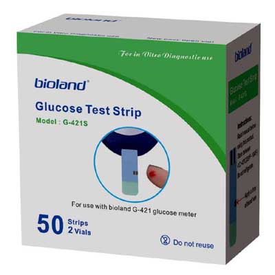 bioland Advance blood glucose test strip